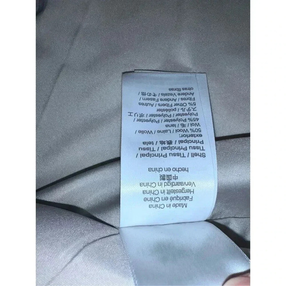 J CREW Women's  GrayCoat Re-imagined Size  2 zip Up Style - Picture 6 of 6